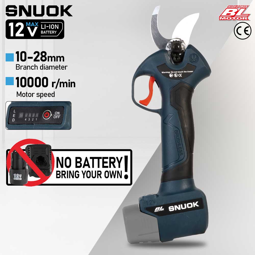 Bonsai Garden Tools - SNUOK 12V Brushless Electric Pruning Shears