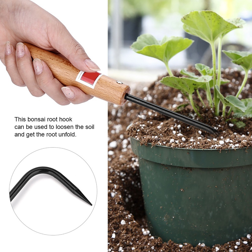 Sturdy Iron Bonsai Root Hook W - đánh giá và giá Bonsai Garden Tools
