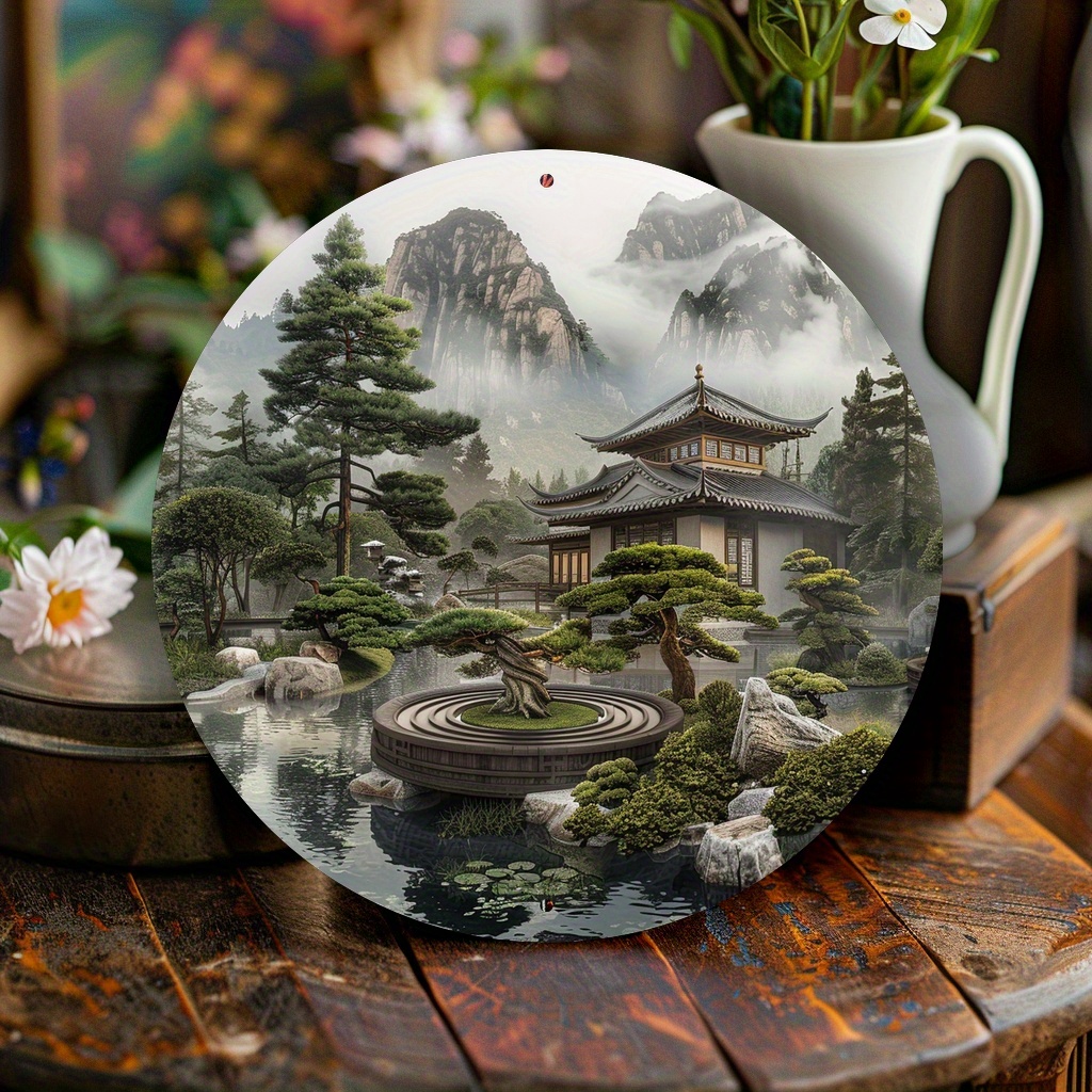 Vintage Oriental Bonsai Mounta - đánh giá và giá Bonsai Garden Wall