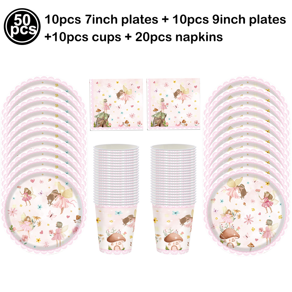 Fairy Party Decor Paper Plates - đánh giá và giá Bonsai Garden Ideas