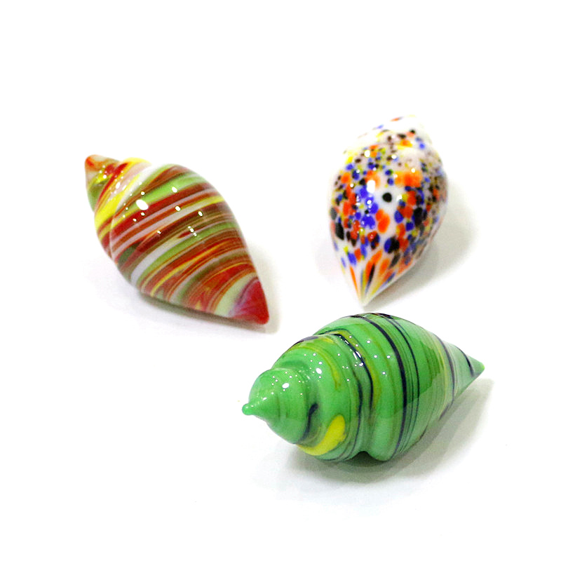 Cute Mini Glass Shell Conch Or - đánh giá và giá Landscape Bonsai Garden