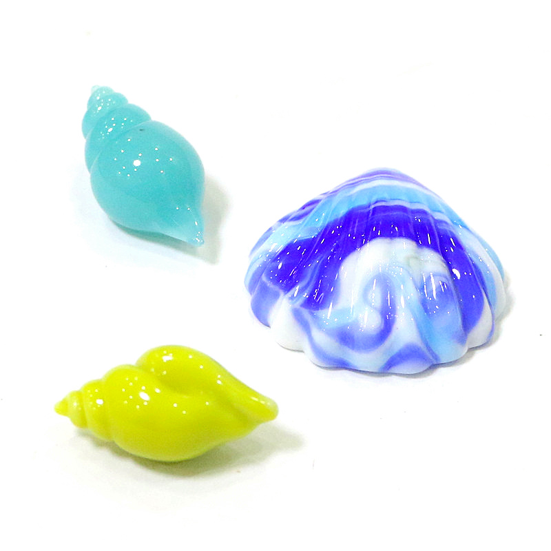 Cute Mini Glass Shell Conch Or - đánh giá và giá Landscape Bonsai Garden