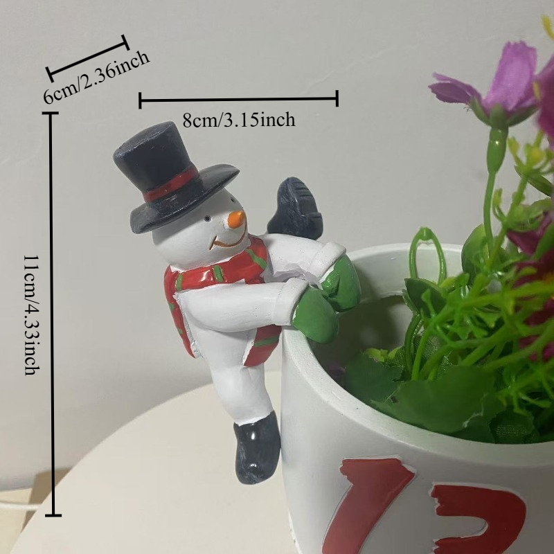 Christmas Santa Snowman Statue - đánh giá và giá Bonsai Garden Wall