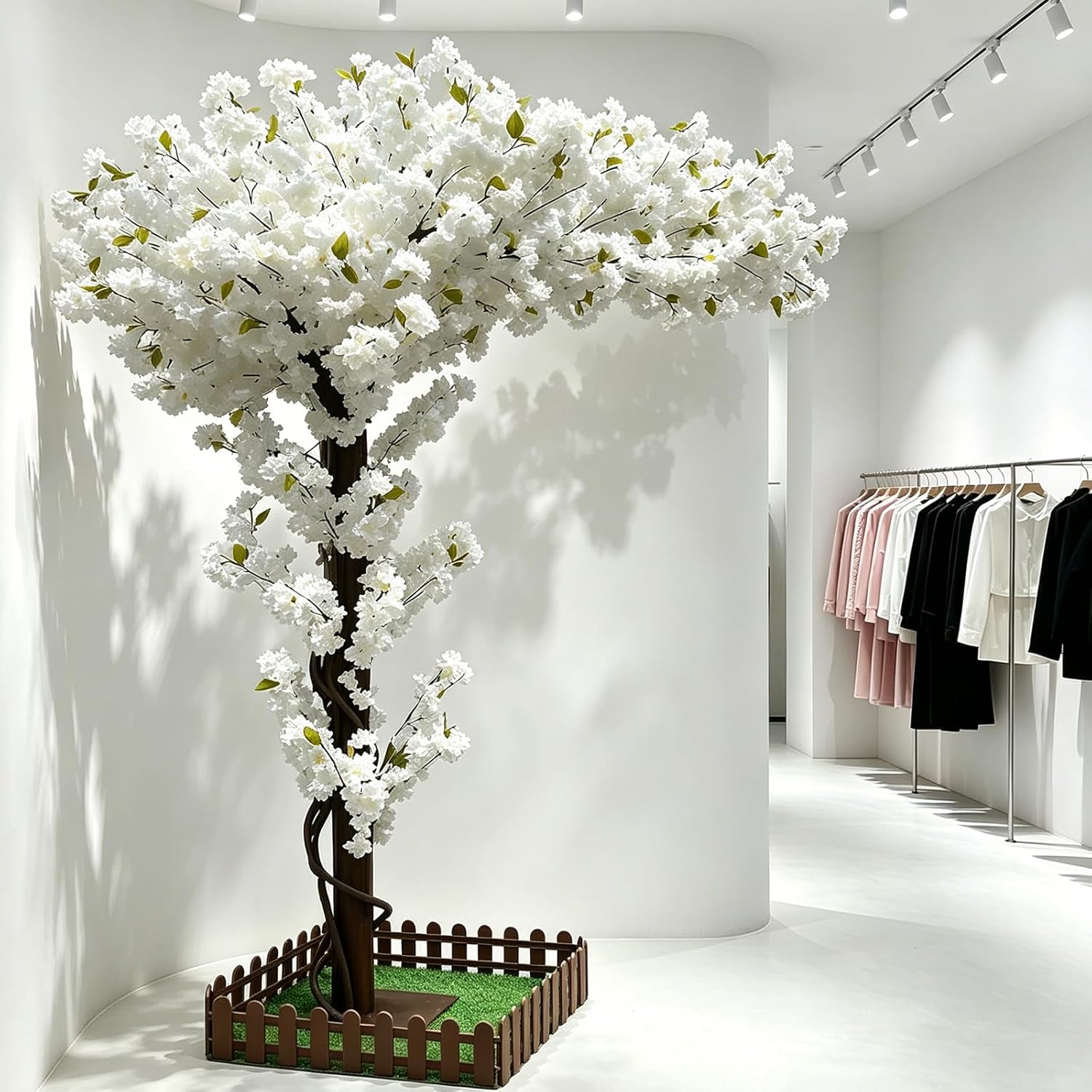Large Artificial White Cherry  - đánh giá và giá Bonsai Garden Restaurant
