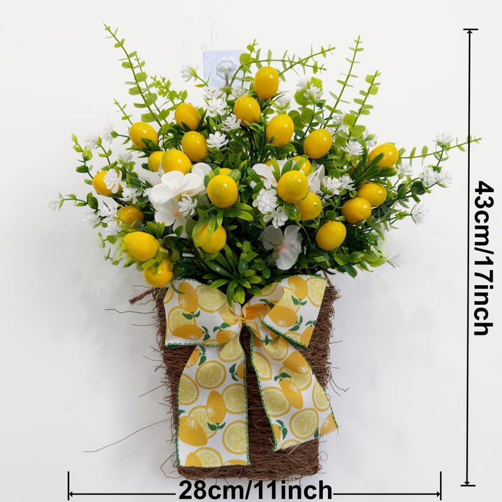 Artificial Lemon Hanging Baske - đánh giá và giá Bonsai Garden Wall