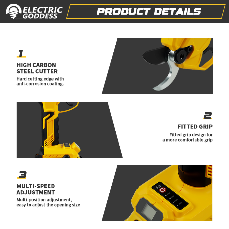 Brushless 55mm Electric Prunin - đánh giá và giá Bonsai Garden Tools