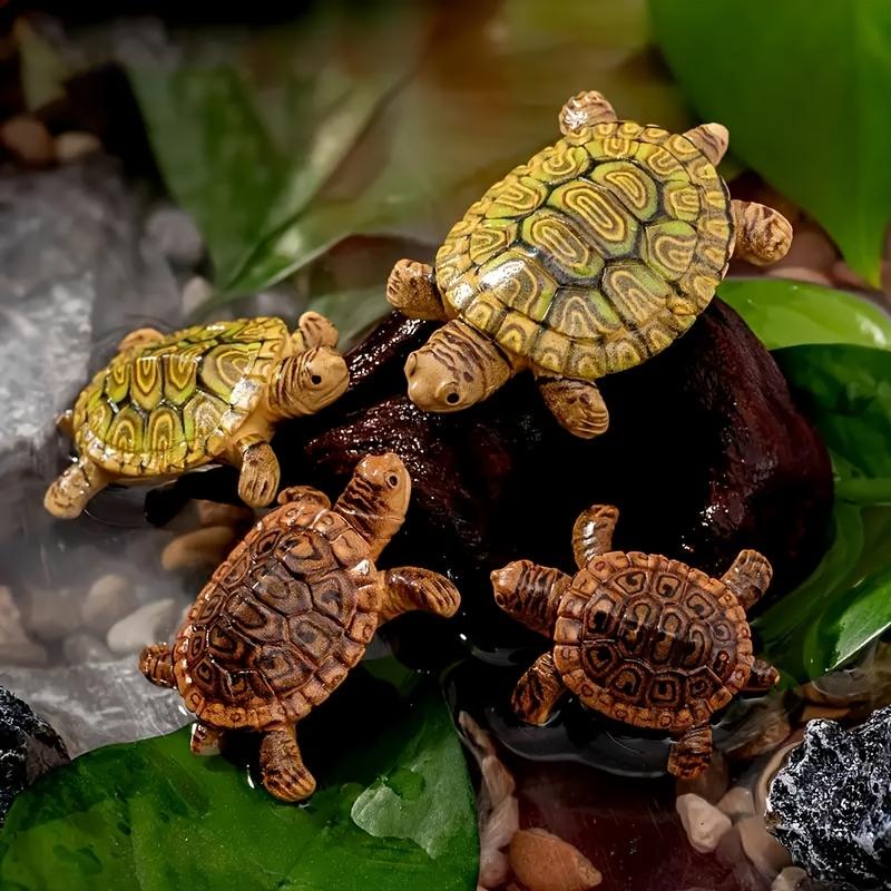 6 Mini Turtle Statues for Aqua - đánh giá và giá Landscape Bonsai Garden