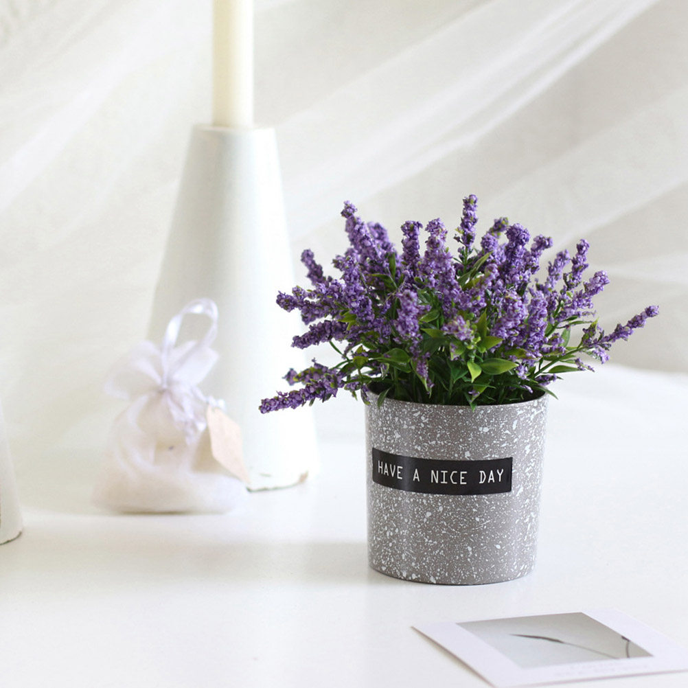 1Pcs Lifelike Lavender Simulat - đánh giá và giá Bonsai Garden Restaurant