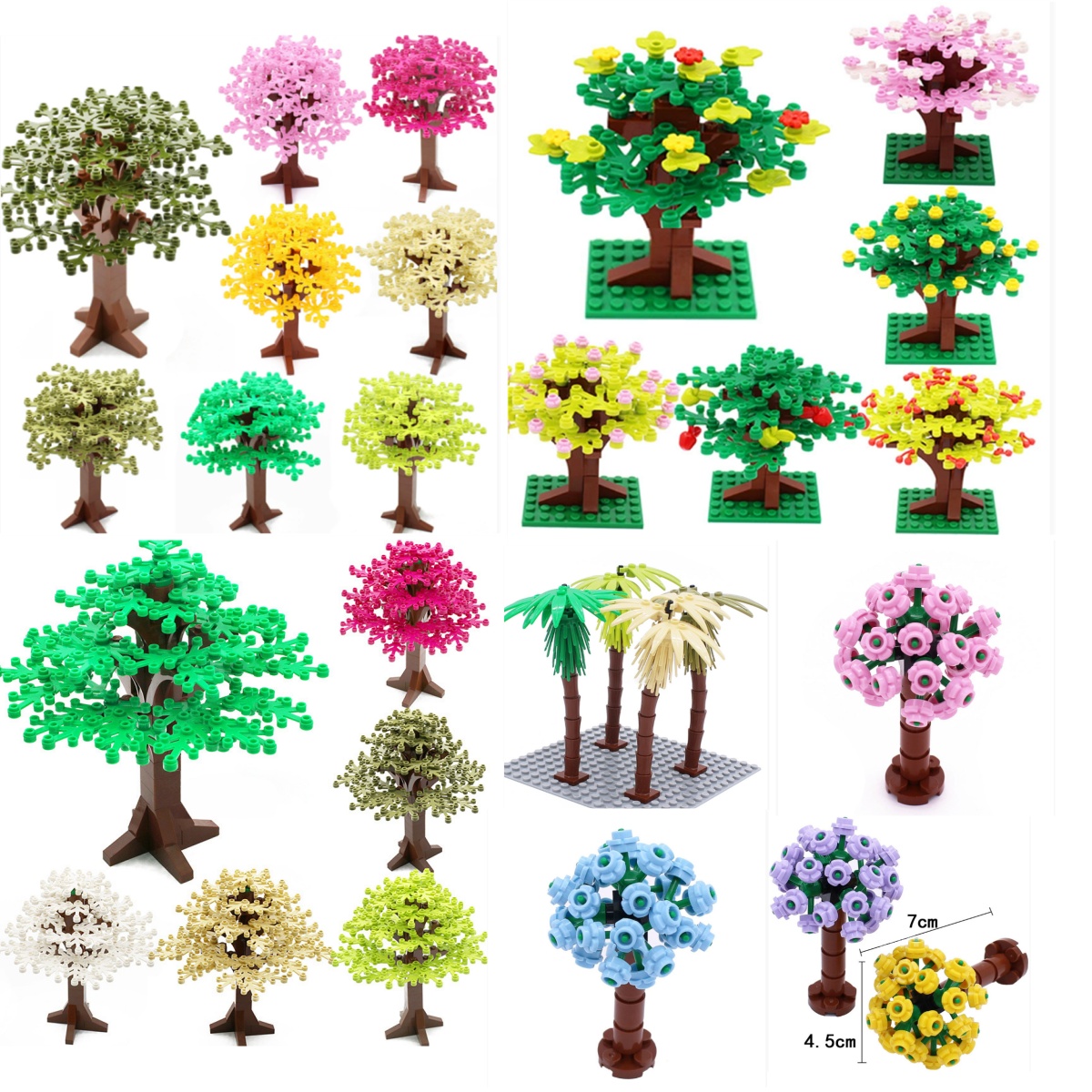 Buildings Blocks Tree Flower S - đánh giá và giá Bonsai Garden Lego Set