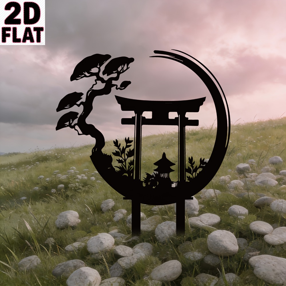 CIFBUY Metal Wall Art Torii Ga - đánh giá và giá Bonsai Garden Wall