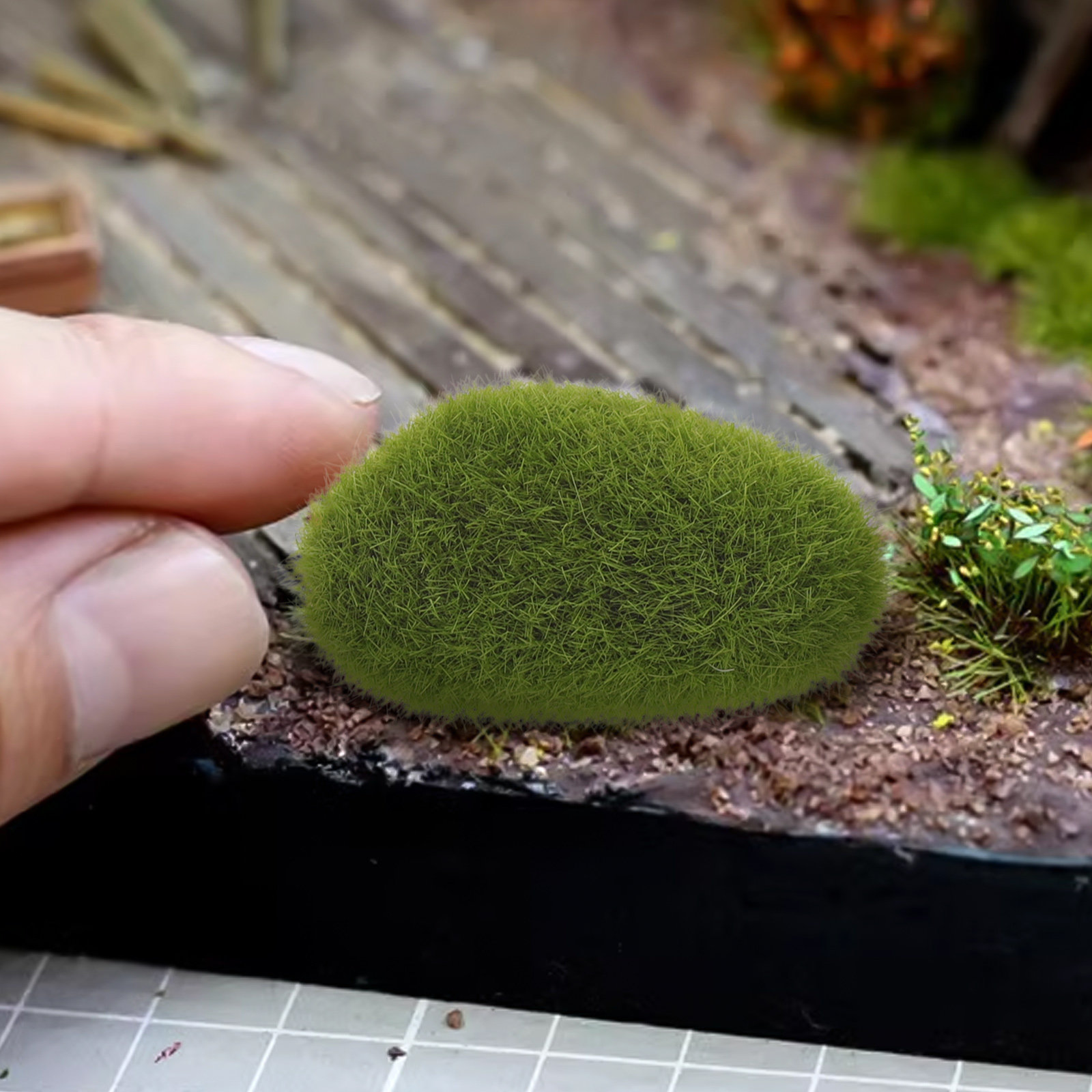 Artificial Moss Stone Set Real - đánh giá và giá Landscape Bonsai Garden