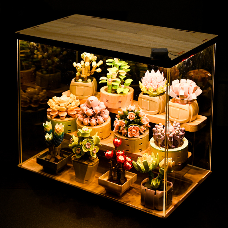 Tự Làm Mộc Chậu Cây Hút Mật Xư - đánh giá và giá Bonsai Garden Lego Set