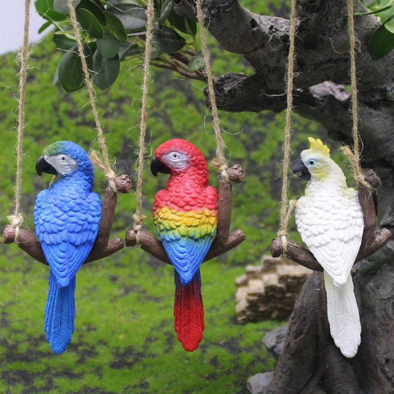 1Pcs Creative Swing Parrot Res - đánh giá và giá Landscape Bonsai Garden