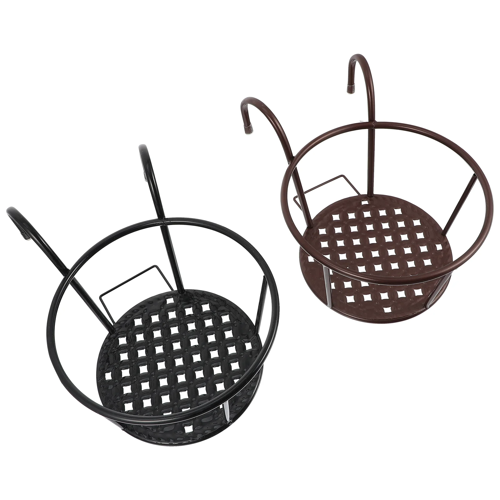 2 Pcs Iron Flower Pot Stand Wa - đánh giá và giá Bonsai Garden Wall
