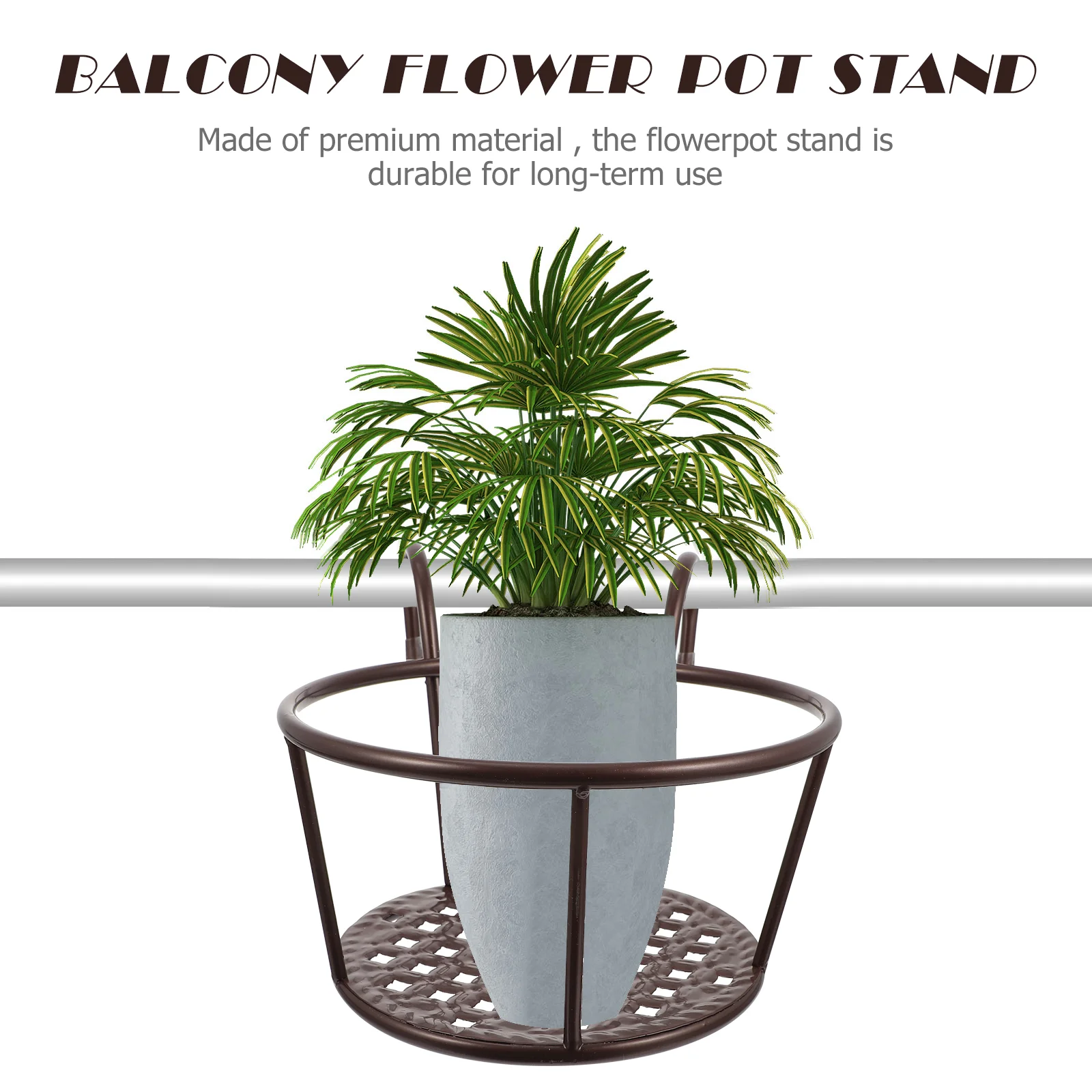 2 Pcs Iron Flower Pot Stand Wa - đánh giá và giá Bonsai Garden Wall
