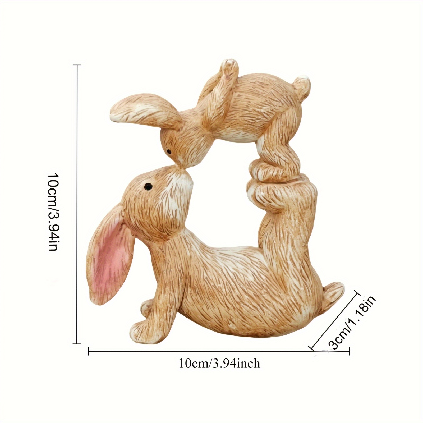Garden Resin Kissing Bunny Sta - đánh giá và giá Bonsai Garden Ideas